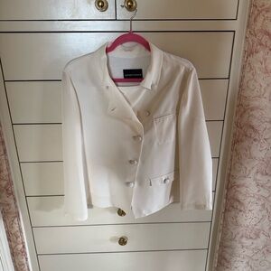 Emporio Armani Women's White Blazer